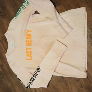 Last Heavy Pink Graphic Drug Pastime Heavyweight Long Sleeve Tee Shirt A31